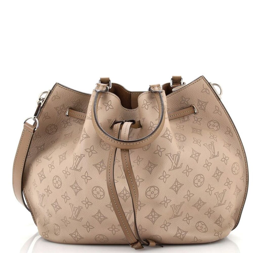Louis Vuitton Tan Shoulder Bag with Monogram Pattern